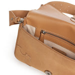 Borsa a spalla Mini Love Bag One Slouchy in suede con intarsi 106244 A0F6L08O PINKO 