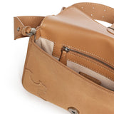 Borsa a spalla Mini Love Bag One Slouchy in suede con intarsi 106244 A0F6L08O PINKO 