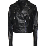 Giacca chiodo stile biker in nappa 106247 A32IZ99 PINKO 