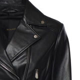 Giacca chiodo stile biker in nappa 106247 A32IZ99 PINKO 