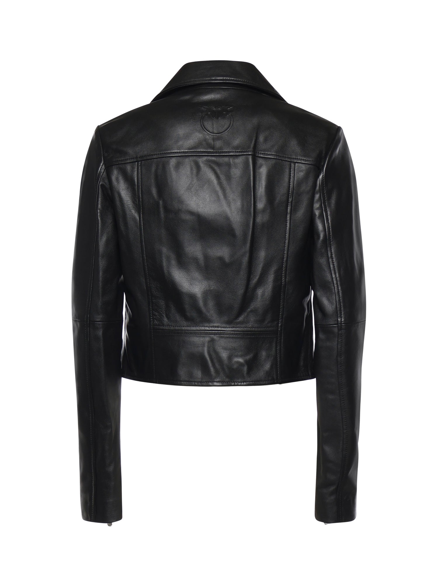 Giacca chiodo stile biker in nappa 106247 A32IZ99 PINKO 