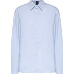 Camicia boxy in popeline 106248 A32LG50 PINKO 