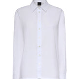 Camicia boxy in popeline 106248 A32LZ04 PINKO 