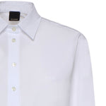Camicia boxy in popeline 106248 A32LZ04 PINKO 