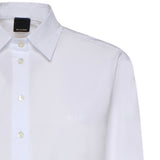 Camicia boxy in popeline 106248 A32LZ04 PINKO 