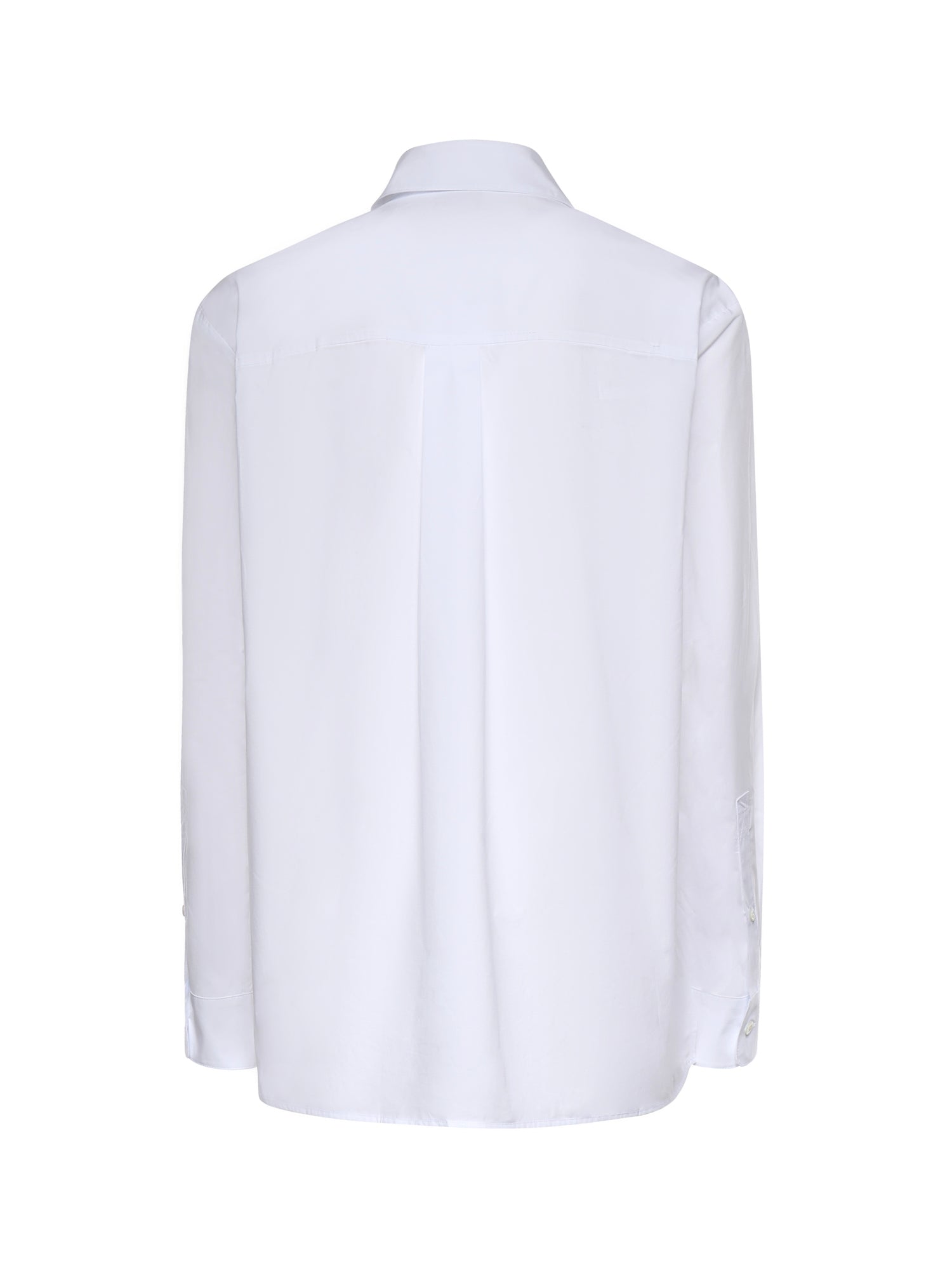 Camicia boxy in popeline 106248 A32LZ04 PINKO 