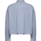 Camicia cropped in cotone 106249 A32LG50 PINKO 