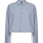 Camicia cropped in cotone 106249 A32LG50 PINKO 