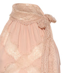 Top con scollo all'americana e pizzo 106263 A32YQ35 PINKO 