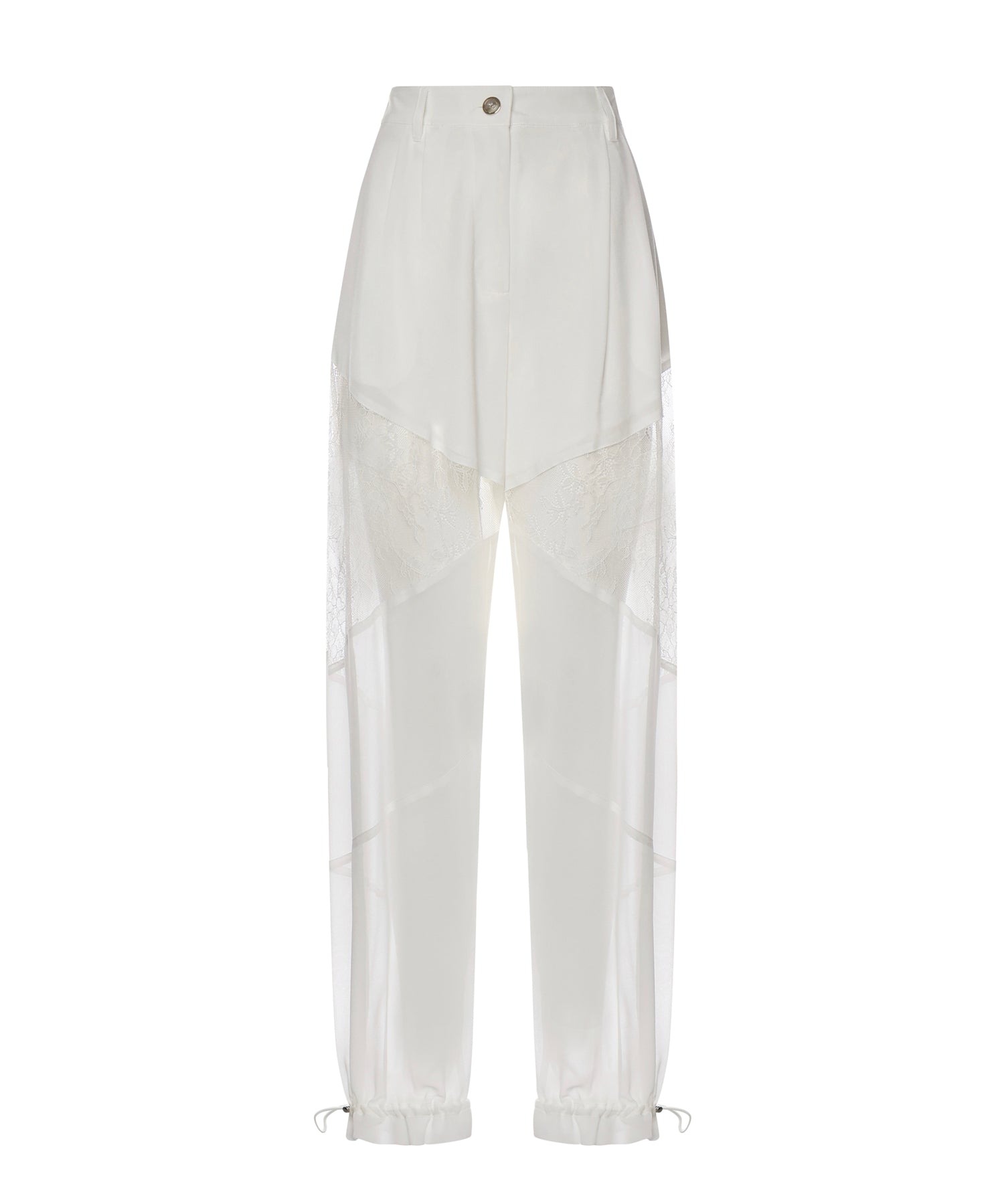 Pantalone Nacy con inserti in pizzo 106275 A336Z05 PINKO 