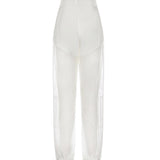 Pantalone Nacy con inserti in pizzo 106275 A336Z05 PINKO 