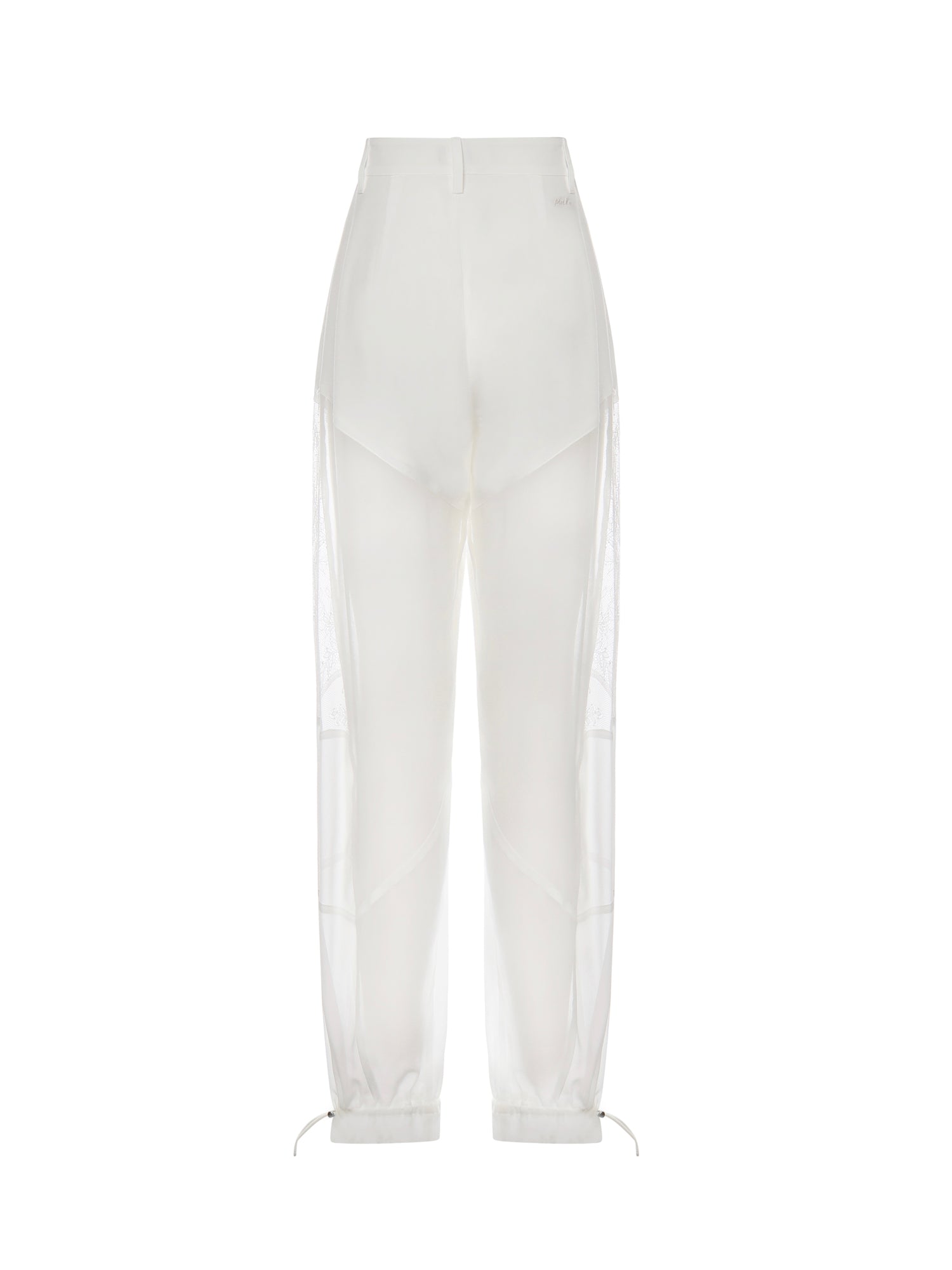 Pantalone Nacy con inserti in pizzo 106275 A336Z05 PINKO 