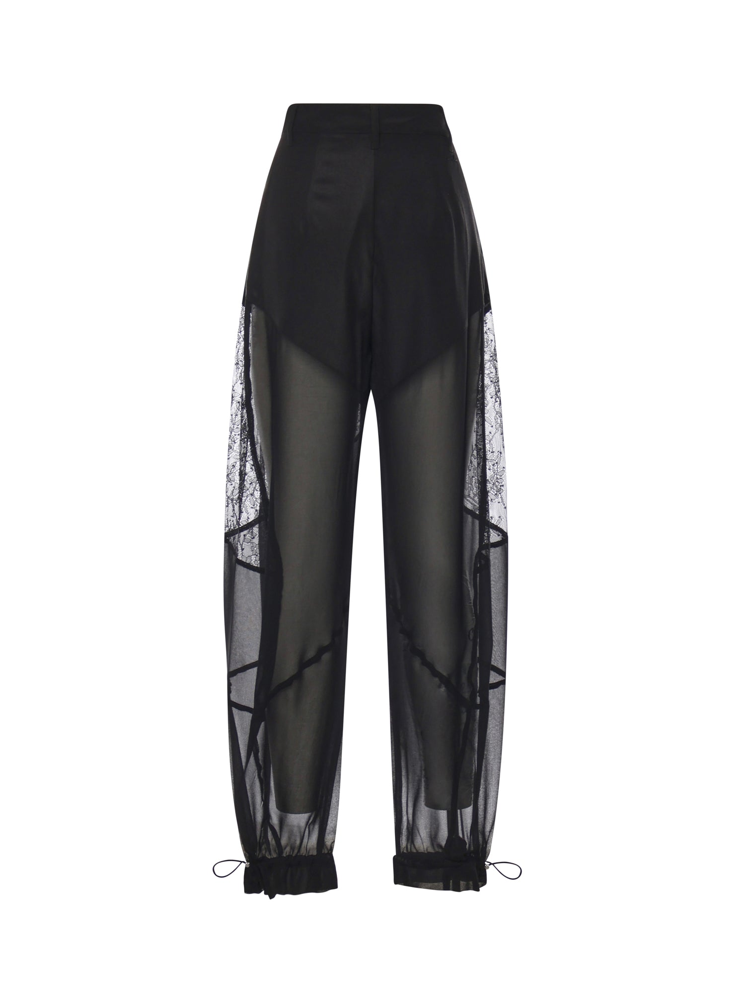 Pantalone Nacy con inserti in pizzo 106275 A336Z99 PINKO 