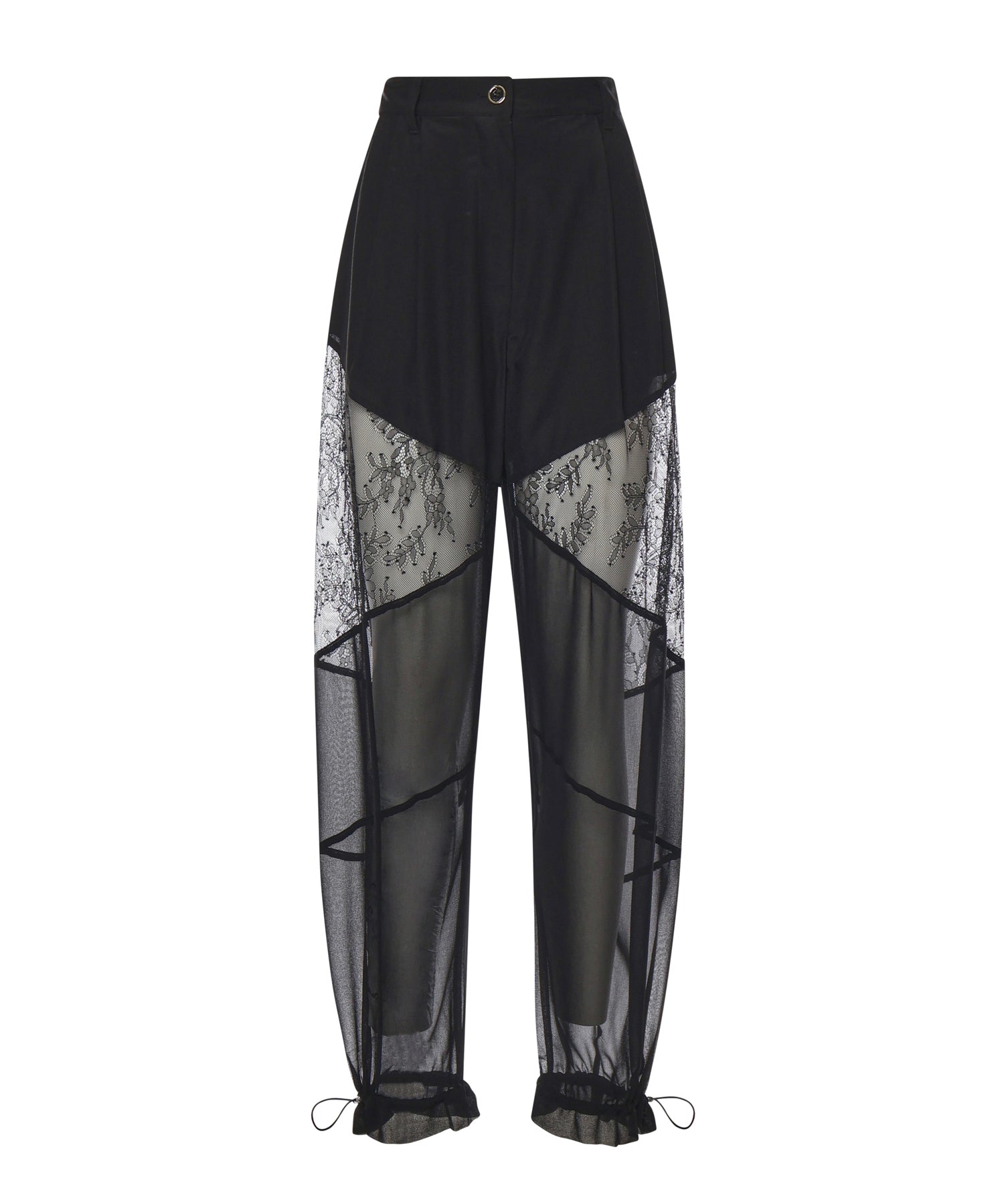 Pantalone Nacy con inserti in pizzo 106275 A336Z99 PINKO 