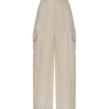 Pantaloni fluidi in cotone 106278 A2ERC03 PINKO 