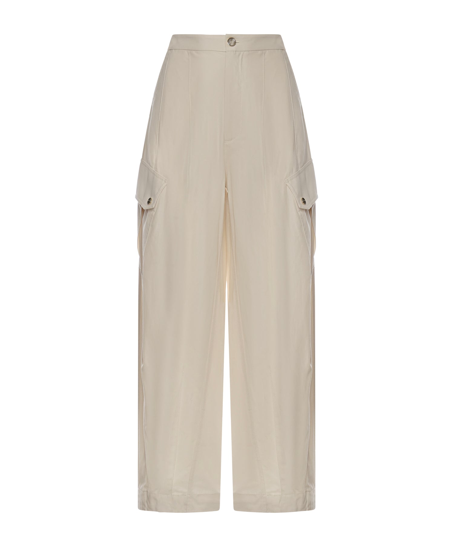 Pantaloni fluidi in cotone 106278 A2ERC03 PINKO 