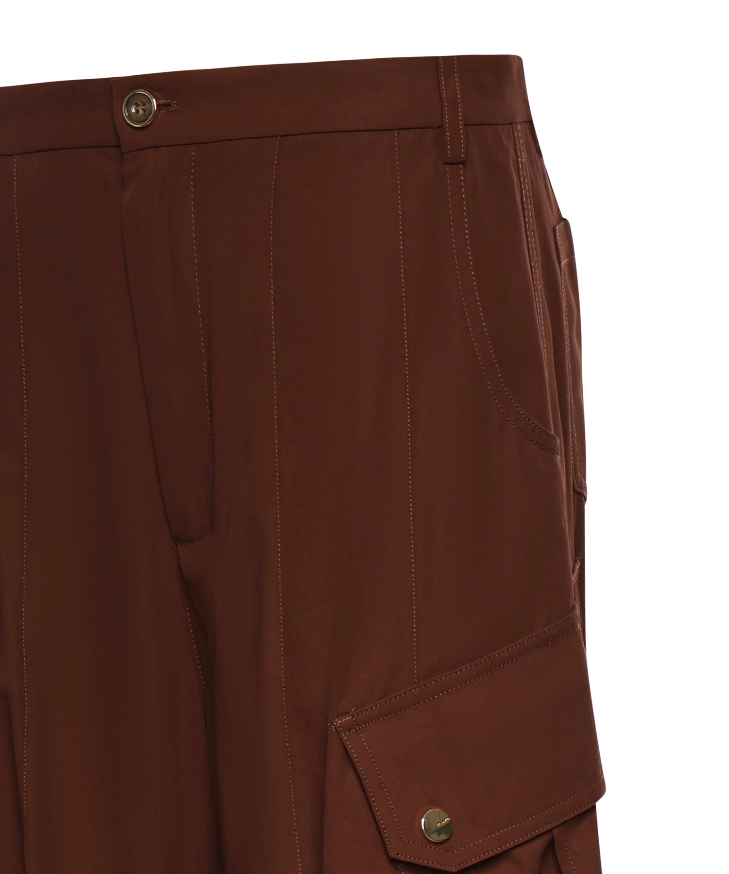 Pantaloni fluidi in cotone 106278 A2ERL78 PINKO 