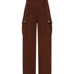 Pantaloni fluidi in cotone 106278 A2ERL78 PINKO 