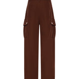 Pantaloni fluidi in cotone 106278 A2ERL78 PINKO 