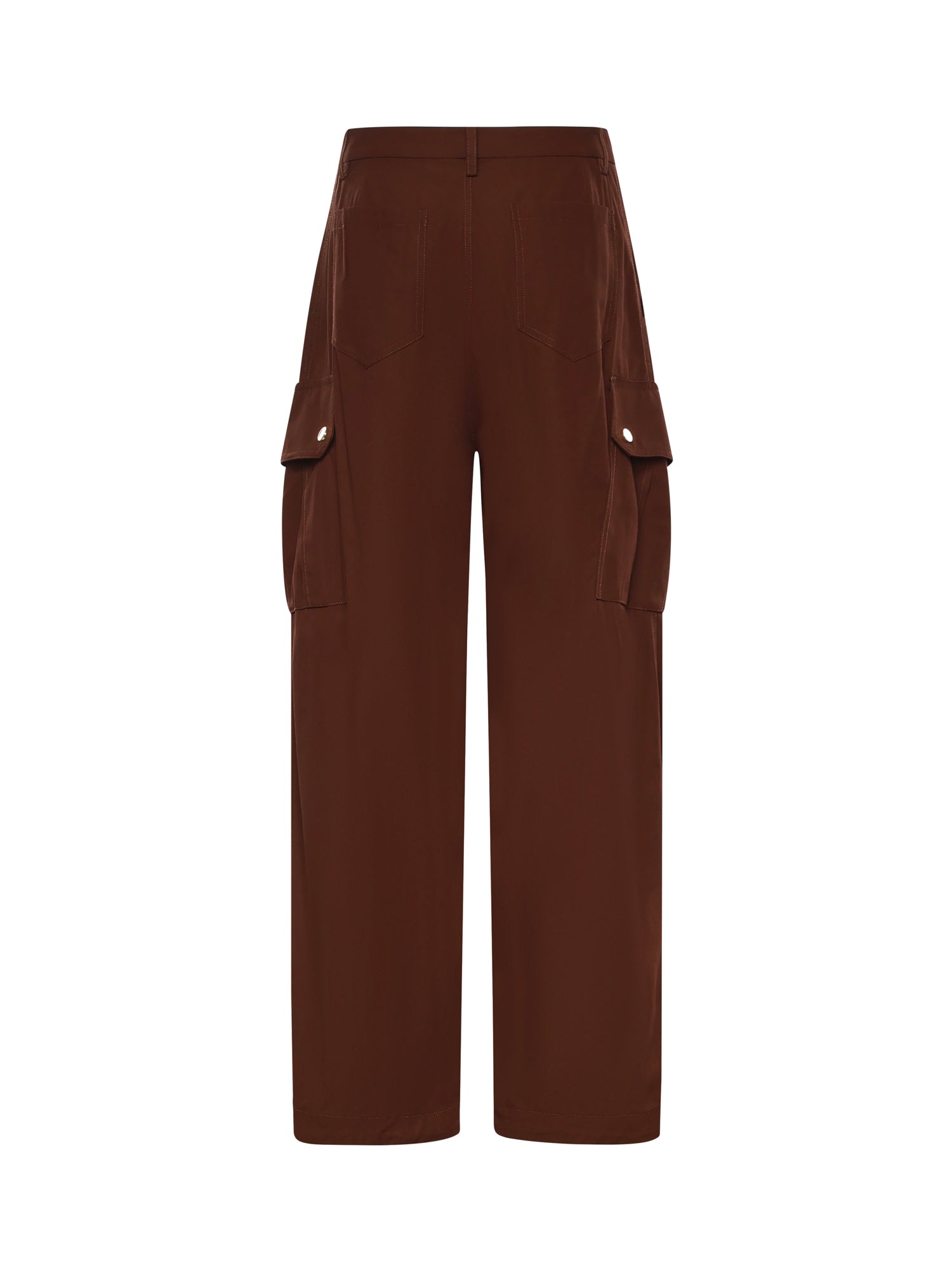 Pantaloni fluidi in cotone 106278 A2ERL78 PINKO 