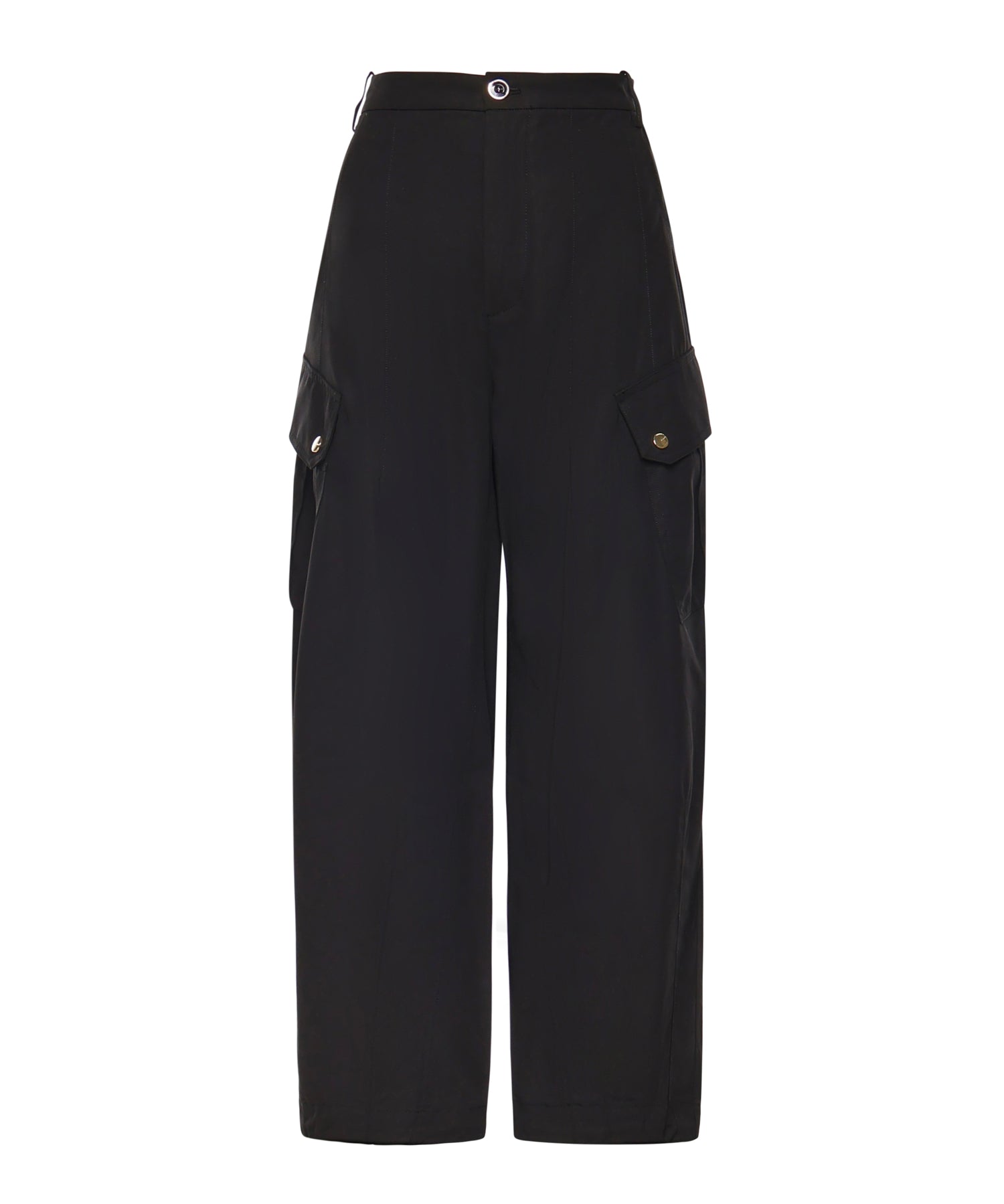 Pantaloni fluidi in cotone 106278 A2ERZ99 PINKO 