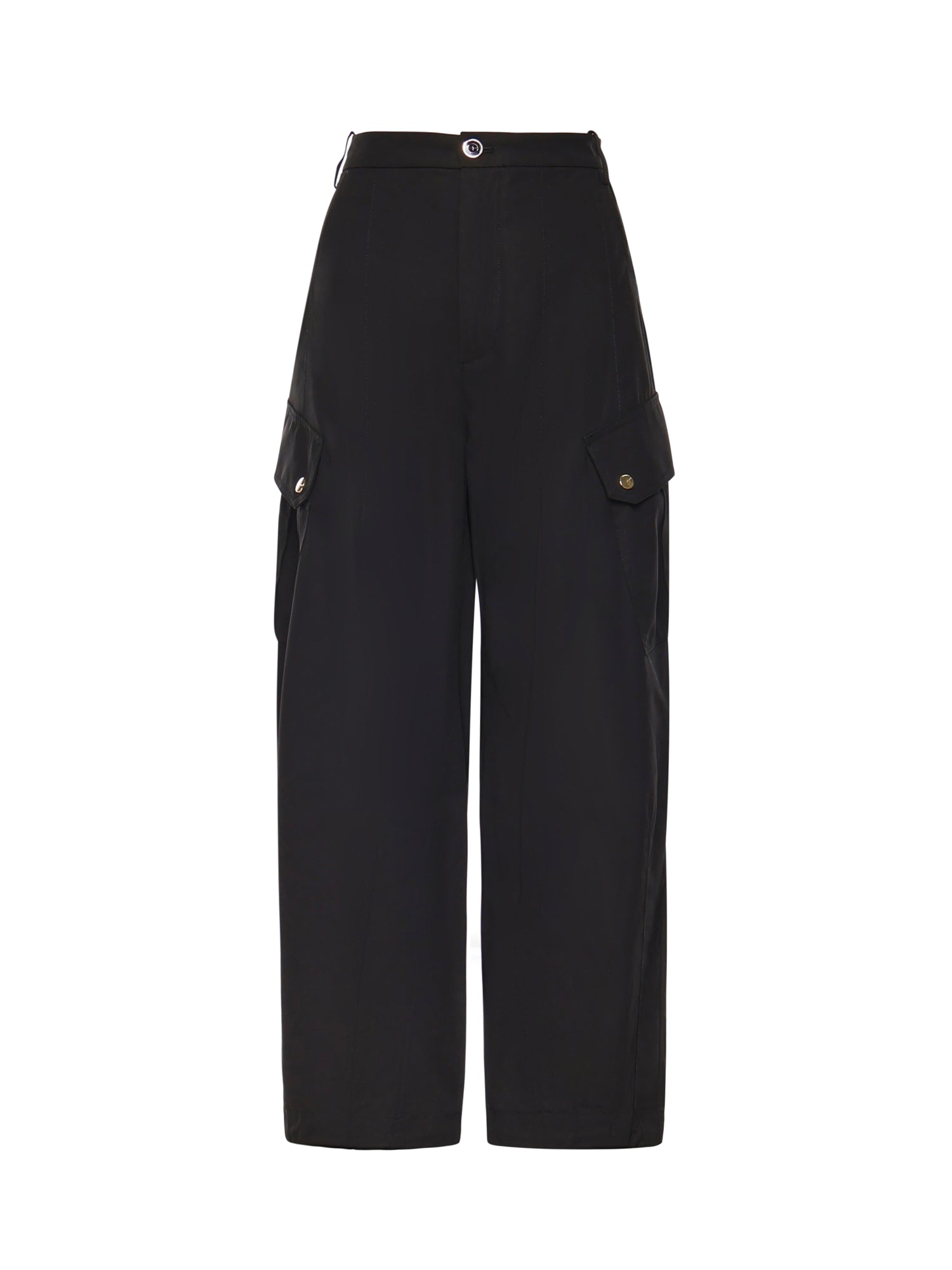 Pantaloni fluidi in cotone 106278 A2ERZ99 PINKO 