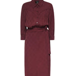 Abito midi in viscosa 106281 A33HRR7 PINKO 