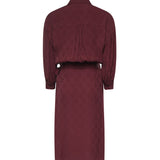 Abito midi in viscosa 106281 A33HRR7 PINKO 