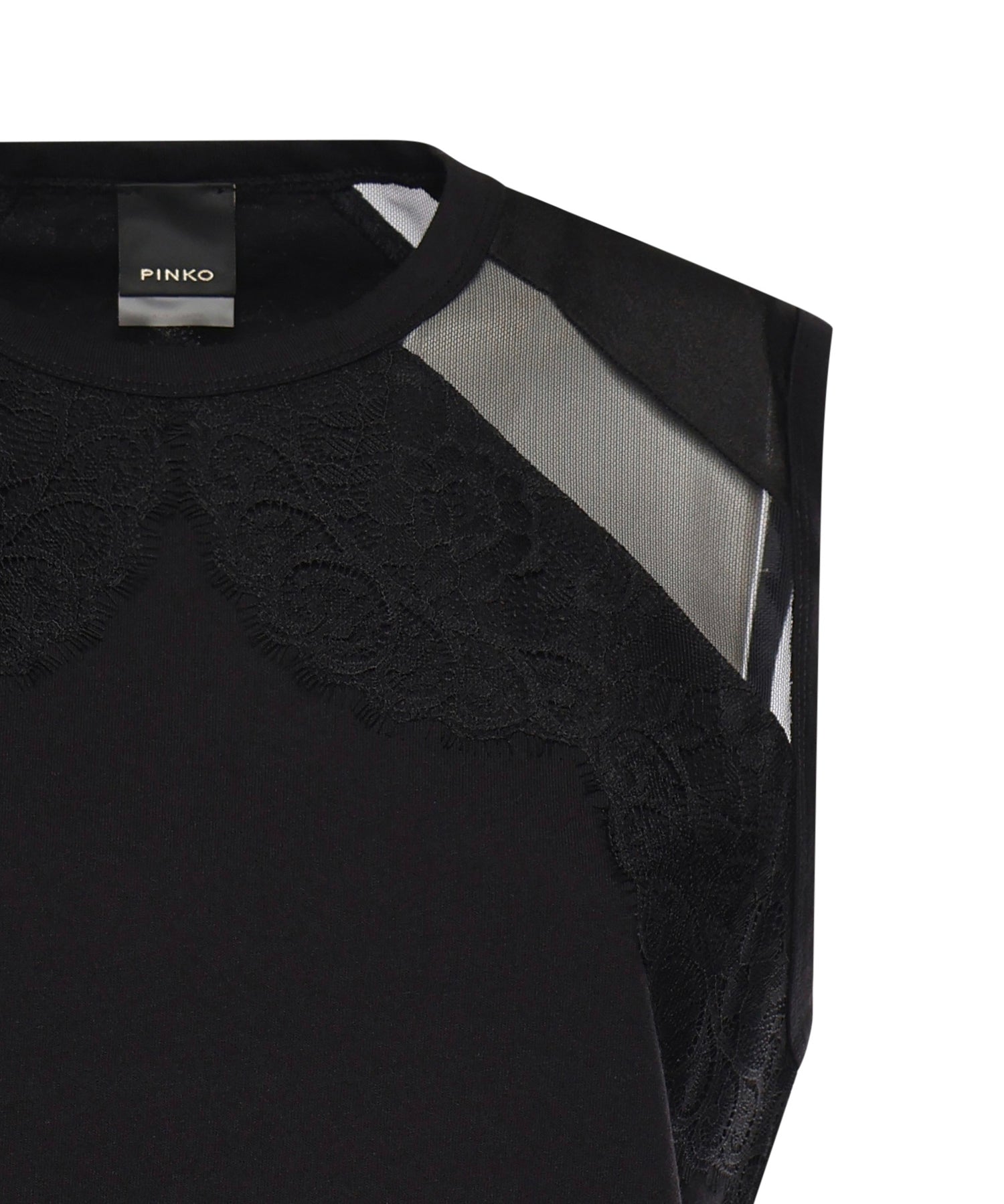 Top con dettagli in pizzo 106291 A335Z99 PINKO 