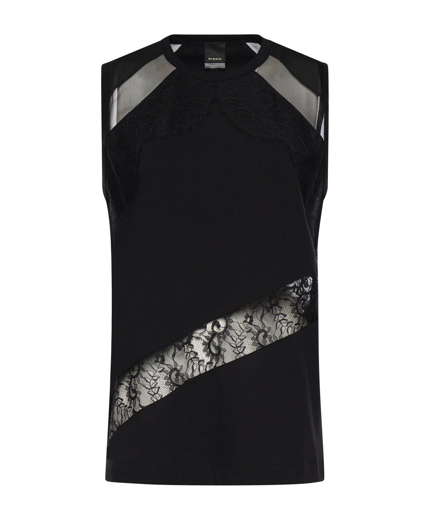 Top con dettagli in pizzo 106291 A335Z99 PINKO 