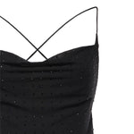 Abito slipdress lungo con strass 106299 A32XZ99 PINKO 