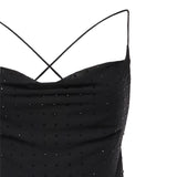 Abito slipdress lungo con strass 106299 A32XZ99 PINKO 