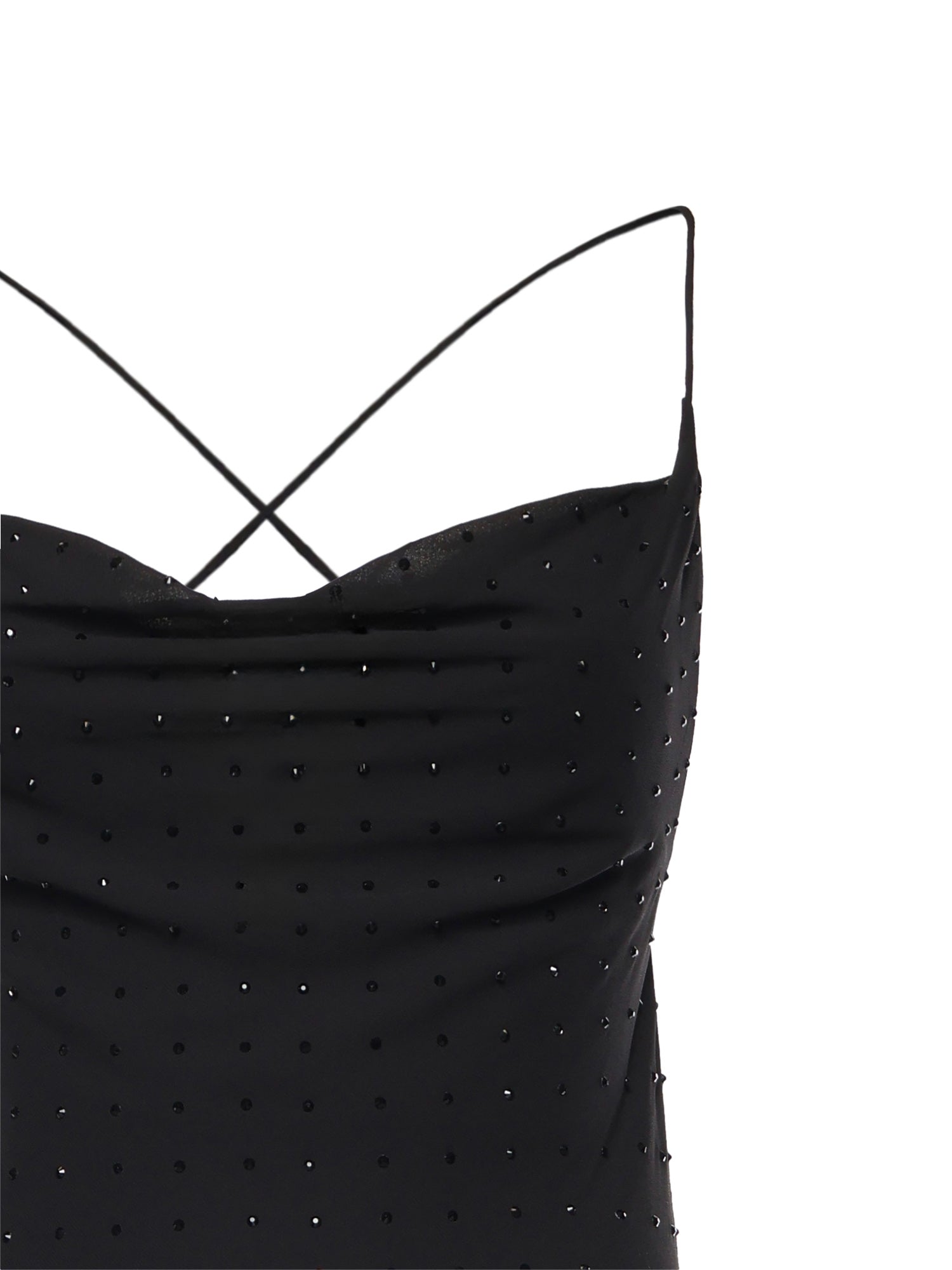 Abito slipdress lungo con strass 106299 A32XZ99 PINKO 