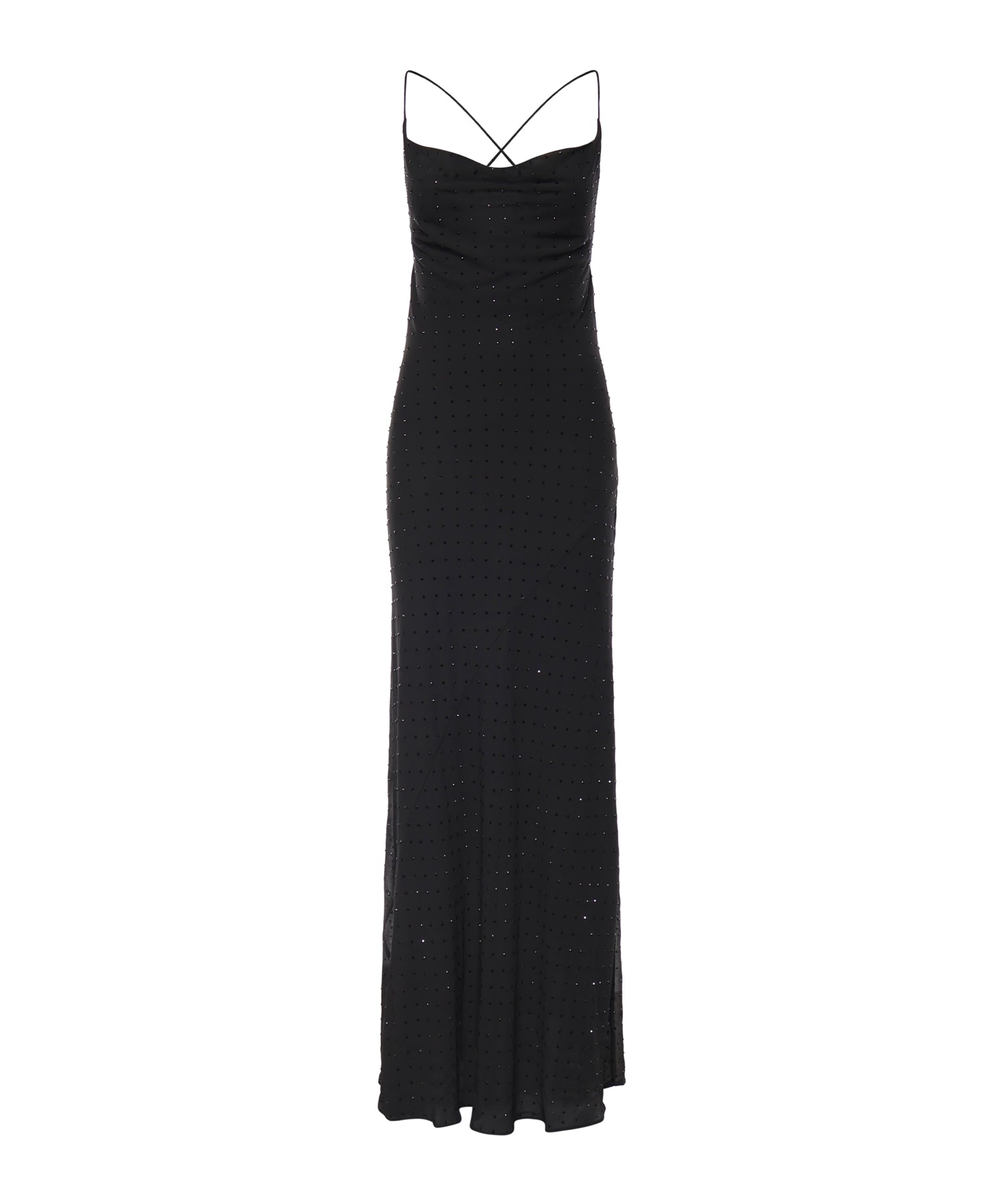 Abito slipdress lungo con strass 106299 A32XZ99 PINKO 