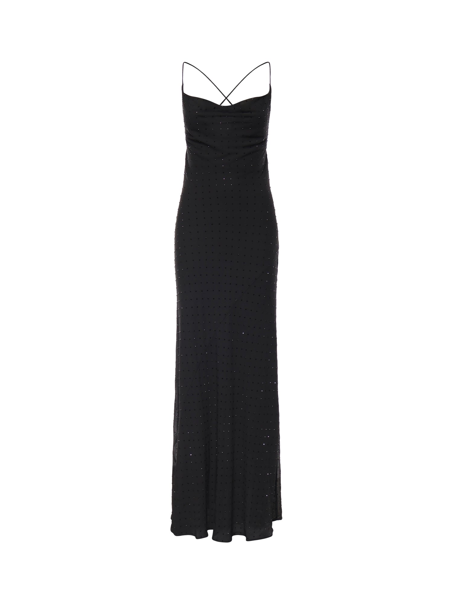 Abito slipdress lungo con strass 106299 A32XZ99 PINKO 