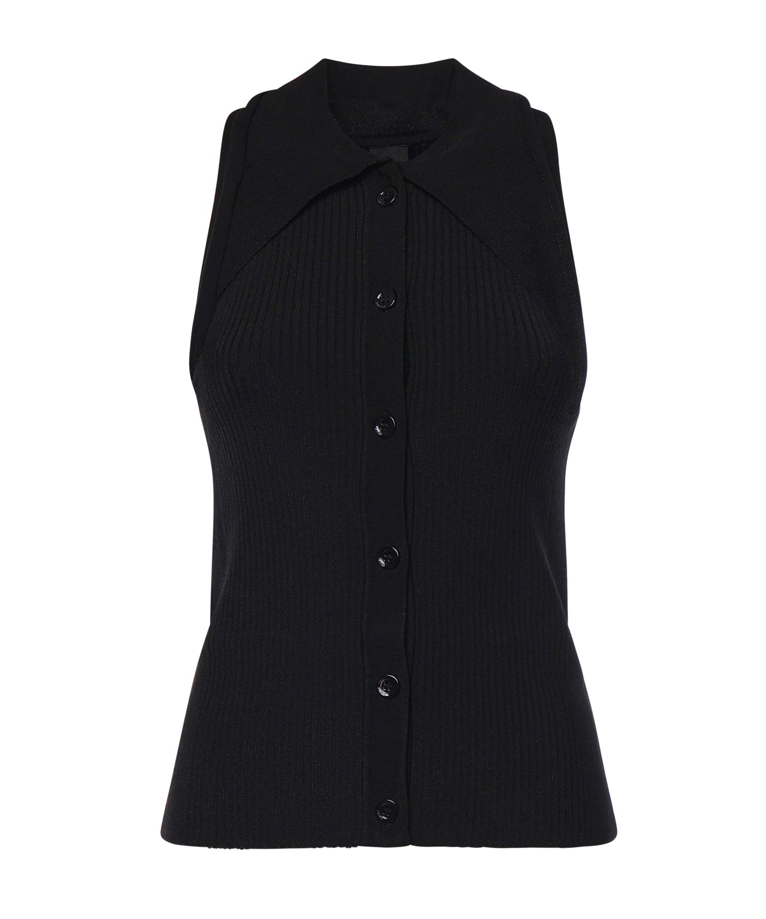 Top con nodo a bandana e bottoni 106315 A347Z99 PINKO 