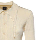 Polo in misto viscosa a coste 106316 A347C04 PINKO 
