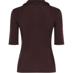 Polo in misto viscosa a coste 106316 A347L78 PINKO 
