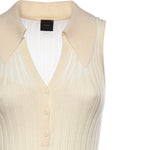 Canotta a polo in maglia a coste 106318 A34BC14 PINKO 