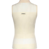 Canotta a polo in maglia a coste 106318 A34BC14 PINKO 