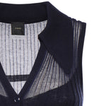 Canotta a polo in maglia a coste 106318 A34BG56 PINKO 
