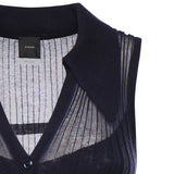 Canotta a polo in maglia a coste 106318 A34BG56 PINKO 