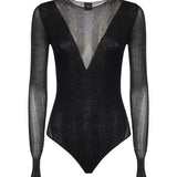 Maglia body con trasparenze 106320 A34BZ99 PINKO 