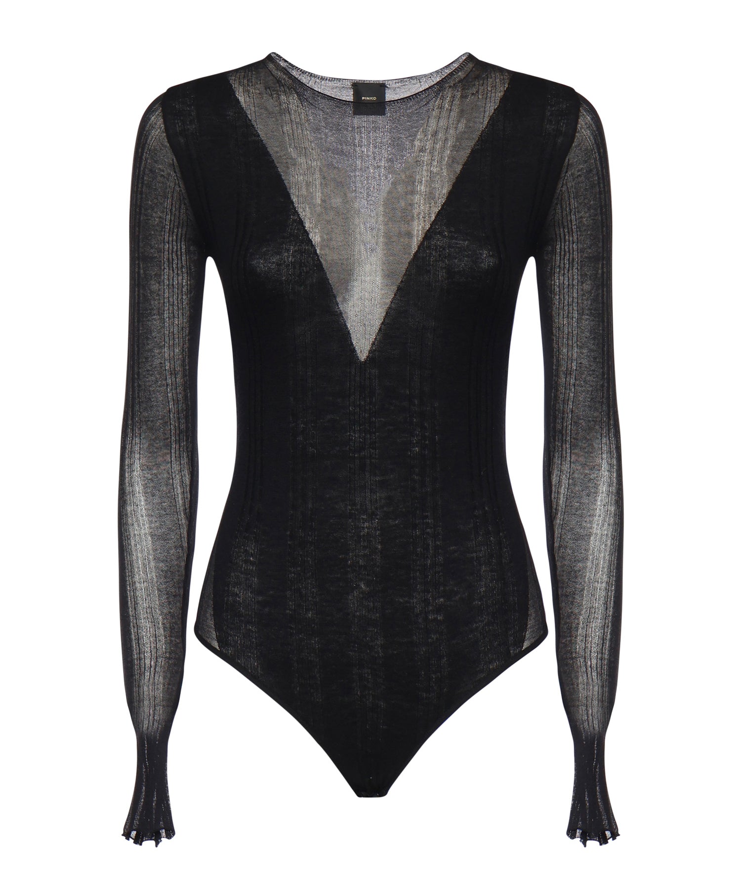 Maglia body con trasparenze 106320 A34BZ99 PINKO 