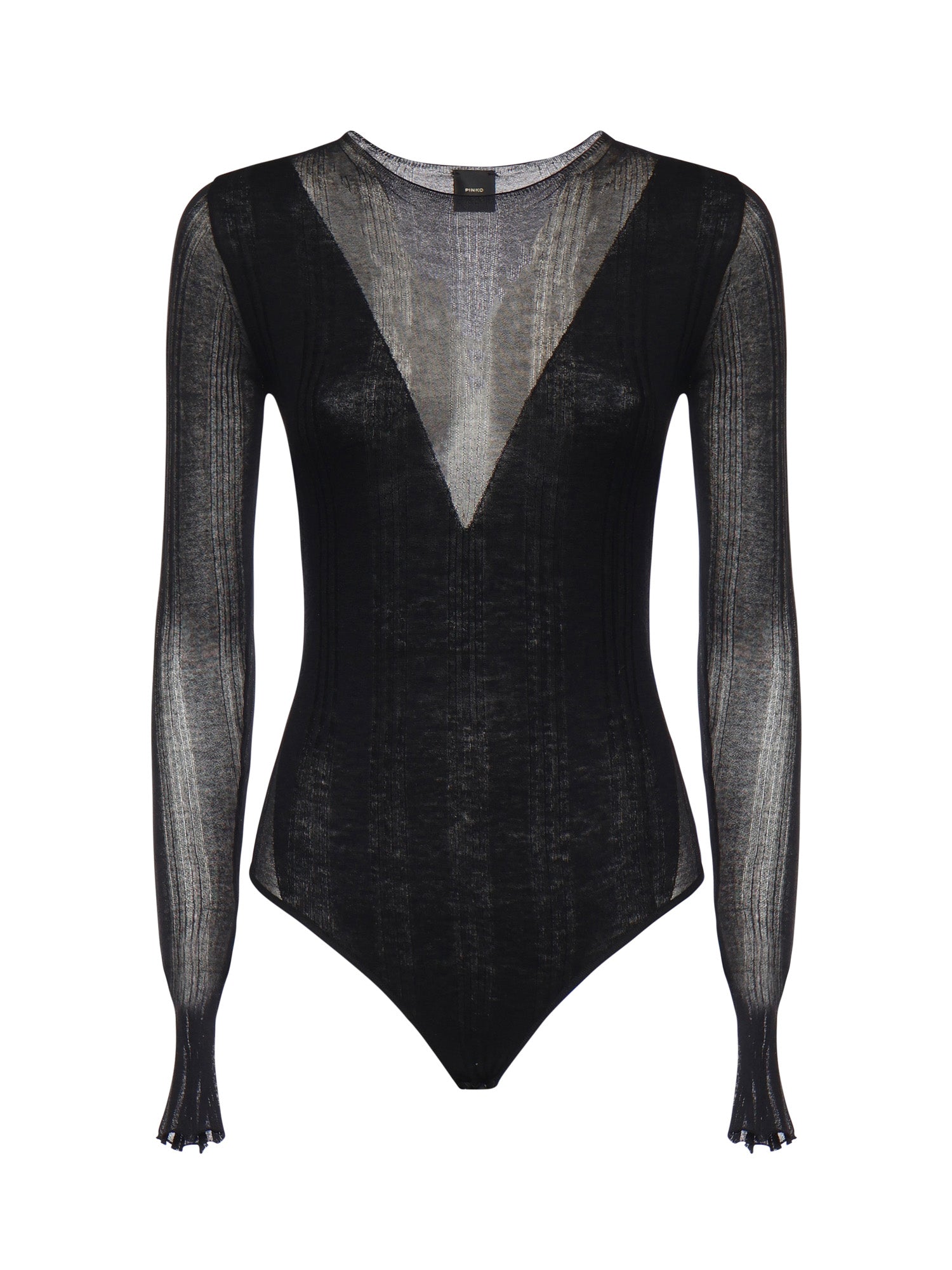 Maglia body con trasparenze 106320 A34BZ99 PINKO 