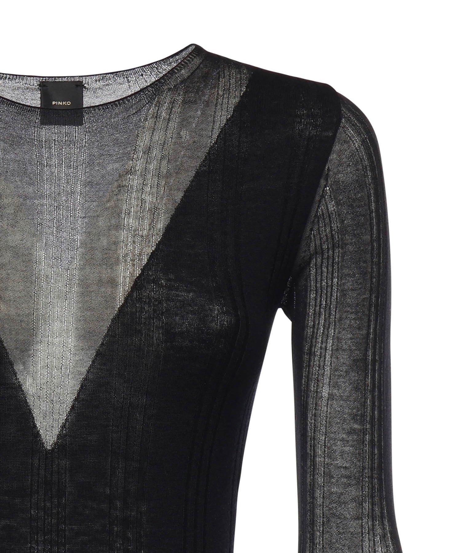 Maglia body con trasparenze 106320 A34BZ99 PINKO 
