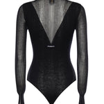 Maglia body con trasparenze 106320 A34BZ99 PINKO 