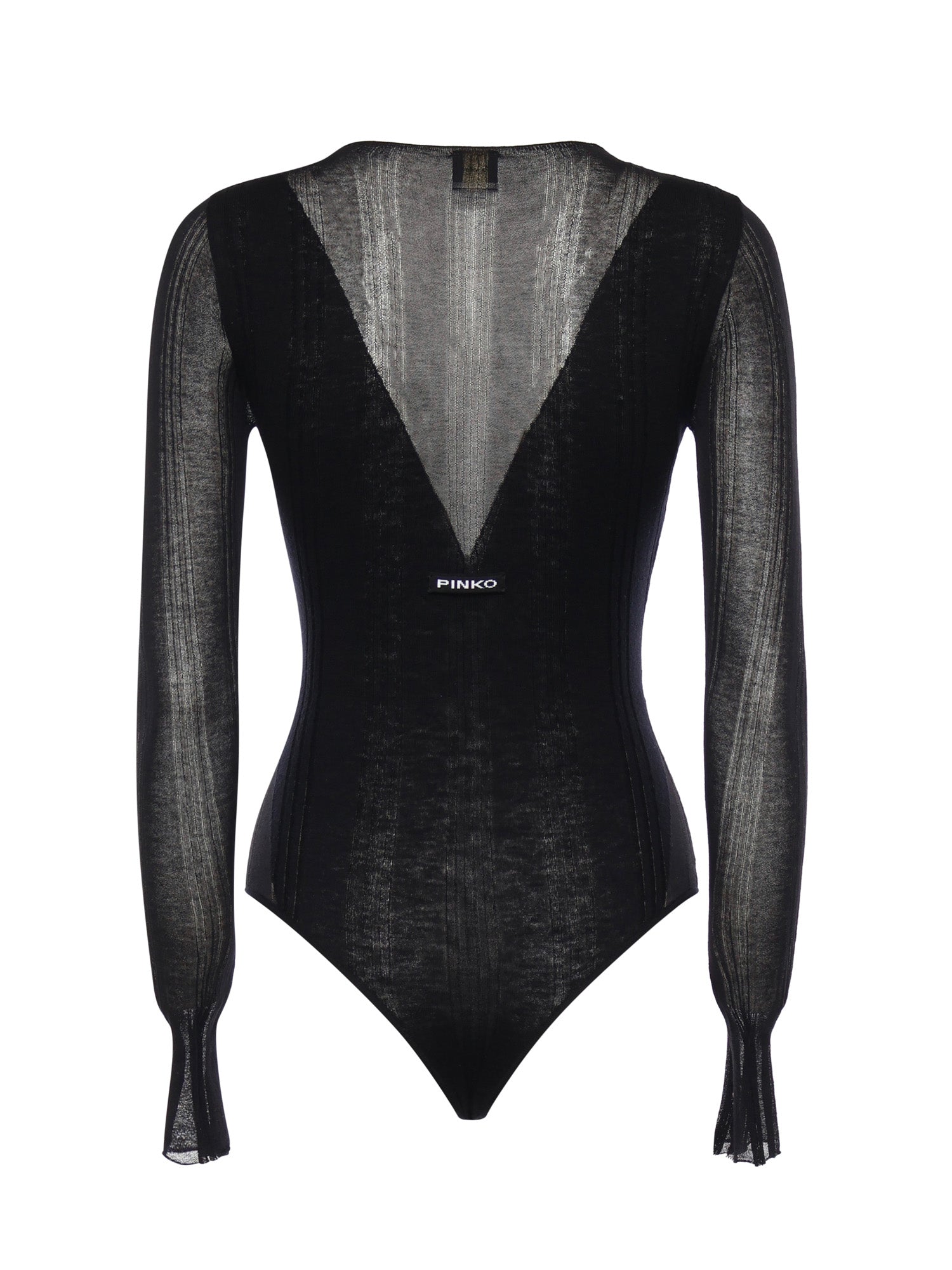 Maglia body con trasparenze 106320 A34BZ99 PINKO 