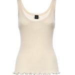 Top a costine con logo 106323 A343C14 PINKO 