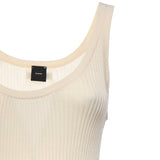 Top a costine con logo 106323 A343C14 PINKO 
